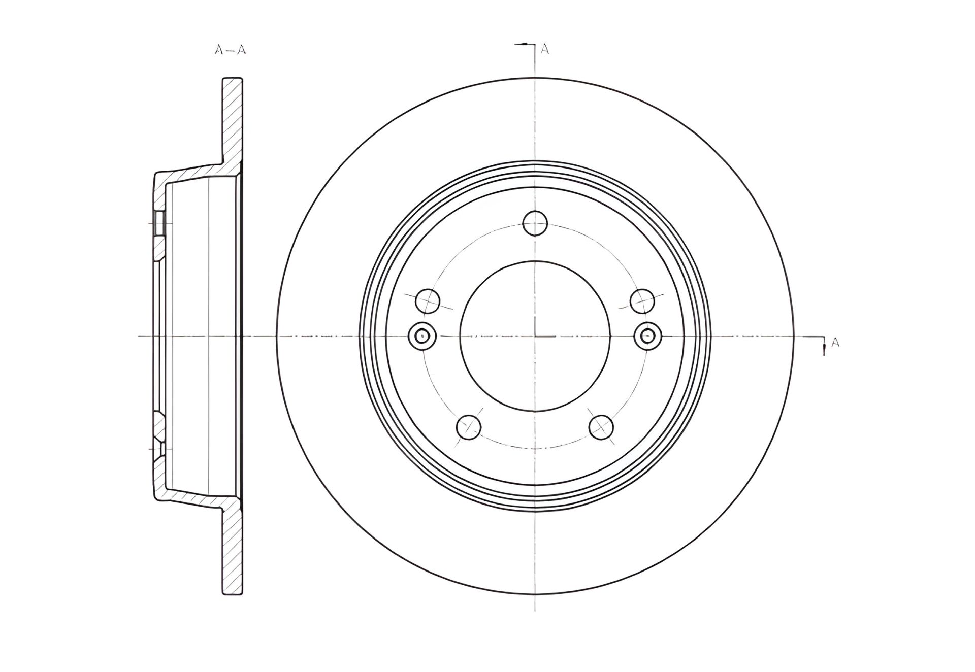 Тормозной диск для KIA SOUL, HYUNDAI i30, REMSA (6143500) Тормозной диск для KIA SOUL, HYUNDAI i30, REMSA (6143500)