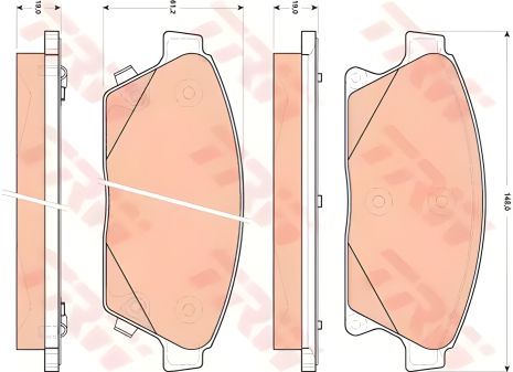 Комплект Гальмівних Колодок дискове гальмо TRW (CHEVROLET CRUZE, DAIHATSU CHARADE, GDB1847) Комплект Гальмівних Колодок дискове гальмо TRW (CHEVROLET CRUZE, DAIHATSU CHARADE, GDB1847)