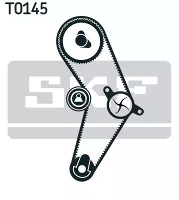 Помпа + комплект ременя ГРМ SEAT EXEO, SKODA OCTAVIA, SKF (VKMC011131)