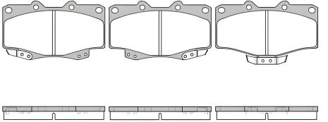 Гальмівні колодки дискові GREAT WALL, VW TARO WOKING (P215304)