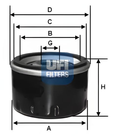Фильтр масляный RENAULT MEGANE, NISSAN QASHQAI, UFI (2348400) Фильтр масляный RENAULT MEGANE, NISSAN QASHQAI, UFI (2348400)