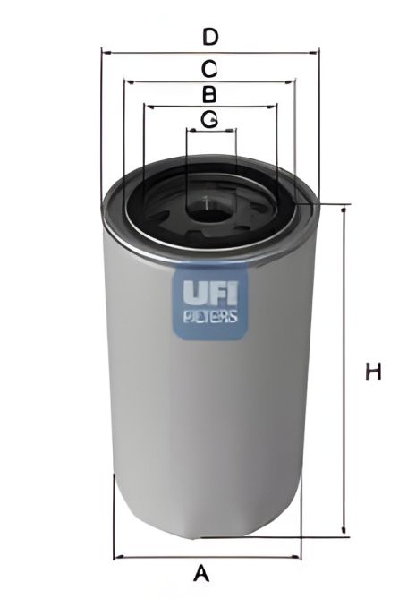 Фільтр оливи ARO 10, FORD GALAXY, UFI (2316400)
