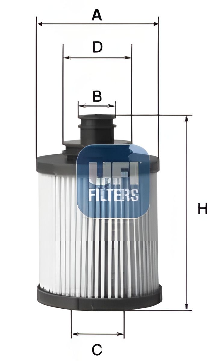 Фильтр масляный PORSCHE 718, UFI (2514900) Фильтр масляный PORSCHE 718, UFI (2514900)