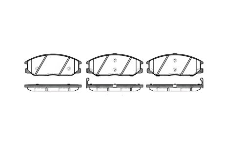 Комплект колодок гальмівних JAC REIN, WOKING, дискове гальмо, SSANGYONG ACTYON, (P671312) Комплект колодок гальмівних JAC REIN, WOKING, дискове гальмо, SSANGYONG ACTYON, (P671312)