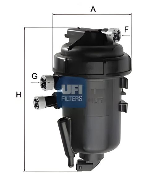 Фильтр топливный CITROËN JUMPER, FIAT DUCATO, UFI (5512700) Фильтр топливный CITROËN JUMPER, FIAT DUCATO, UFI (5512700)