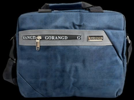 Міцна сумка через плече з відділеннями для ноутбука та планшета, 8 л, синя