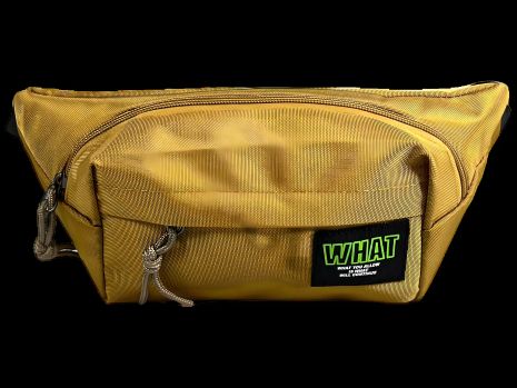 Бананка на два відділення гірчичного кольору