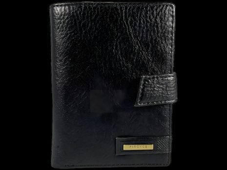 Мужской кошелек с тройным отделением для купюр и монет