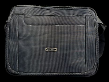 Чорна сумка через плече з чотирма відділеннями, 14 літрів, елегантний дизайн