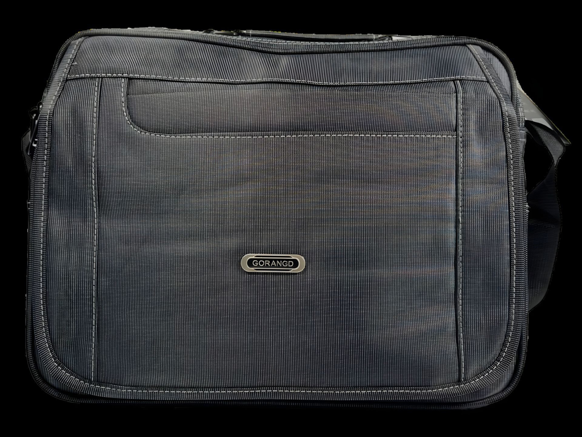 Чорна сумка через плече з чотирма відділеннями, 14 літрів, елегантний дизайн Чорна сумка через плече з чотирма відділеннями, 14 літрів, елегантний дизайн