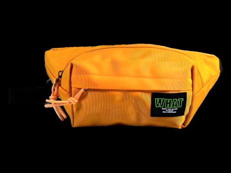 Сумка-бананка комфортна на два відділення, помаранчева