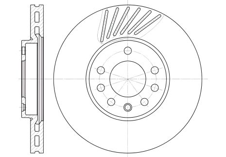 Гальмівний диск LOTUS EUROPA / MITSUBISHI GALANT, REMSA (649410) Гальмівний диск LOTUS EUROPA / MITSUBISHI GALANT, REMSA (649410)