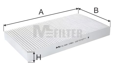 Фильтр салона для IVECO DAILY, ALFA ROMEO, M-FILTER (K981)