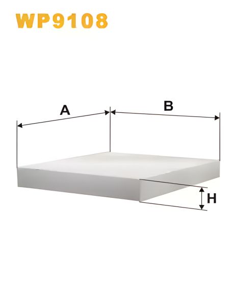 Фільтр салону для ROVER 400, HONDA CIVIC, WIXFILTRON (WP9108)