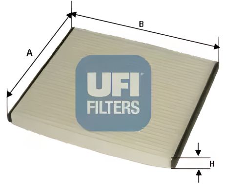 Фільтр салону для FORD FIESTA, UFI (5307600) Фільтр салону для FORD FIESTA, UFI (5307600)