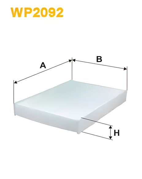 Салону фільтр SKODA CITIGO, SEAT Mii, WIXFILTRON (WP2092)