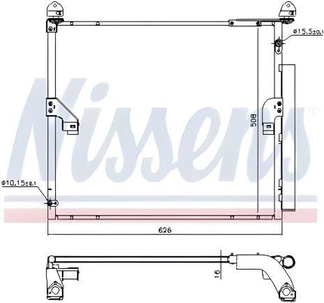 Радіатор, кондиціонера конденсор TOYOTA LAND CRUISER, NISSENS (940623) Радіатор, кондиціонера конденсор TOYOTA LAND CRUISER, NISSENS (940623)