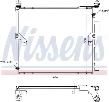 Радіатор, кондиціонера конденсор TOYOTA LAND CRUISER, NISSENS (940623) Радіатор, кондиціонера конденсор TOYOTA LAND CRUISER, NISSENS (940623)