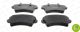 Комплект дискових гальмівних колодок NISSAN INTERSTAR, OPEL MOVANO, FERODO (FVR1452)