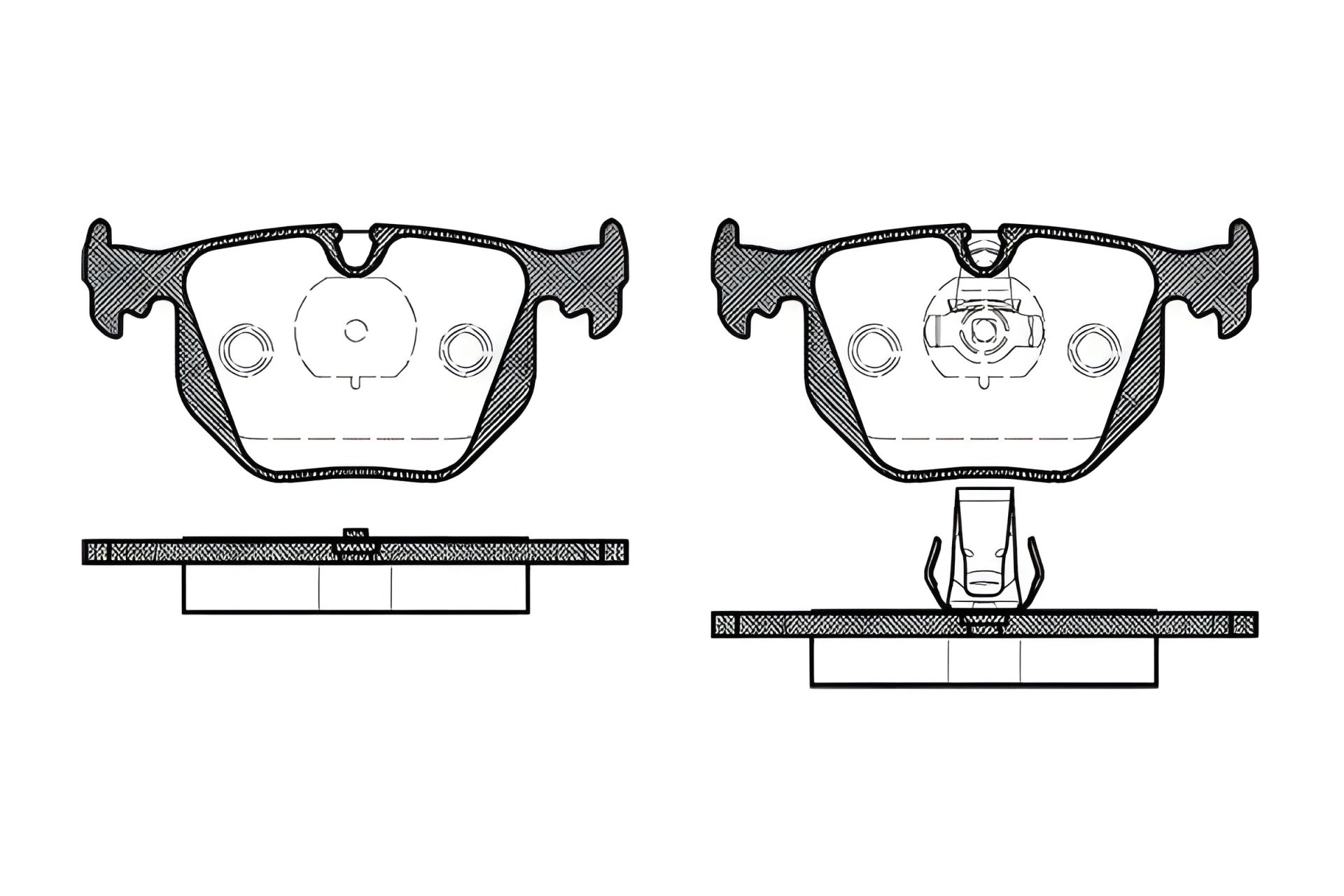Тормозные колодки для дисковых тормозов ALPINA D3, LAND ROVER, REMSA (038120) Тормозные колодки для дисковых тормозов ALPINA D3, LAND ROVER, REMSA (038120)