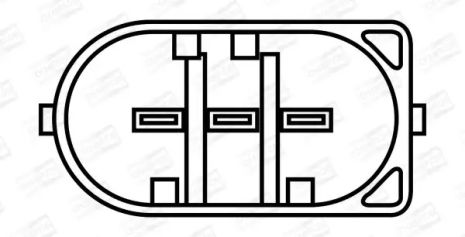 Котушка запалювання MERCEDES-BENZ C-CLASS, CHAMPION (BAEA077)