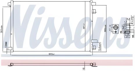 Радіатор-конденсор кондиціонера RENAULT MEGANE, NISSENS (94626-B) Радіатор-конденсор кондиціонера RENAULT MEGANE, NISSENS (94626-B)
