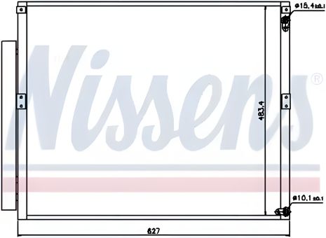 Радіатор конденсора кондиціонера для LEXUS GX/TOYOTA FJ, NISSENS (94919)