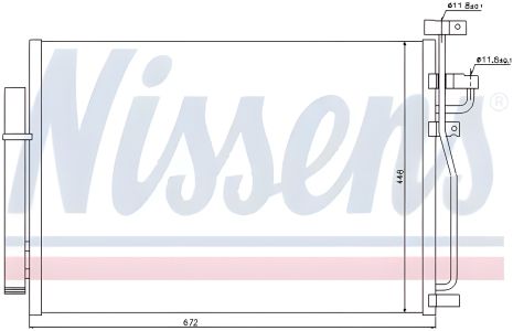 Конденсор кондиціонера радіатор CAPTIVA CHEVROLET, ANTARA OPEL, NISSENS (940010) Конденсор кондиціонера радіатор CAPTIVA CHEVROLET, ANTARA OPEL, NISSENS (940010)