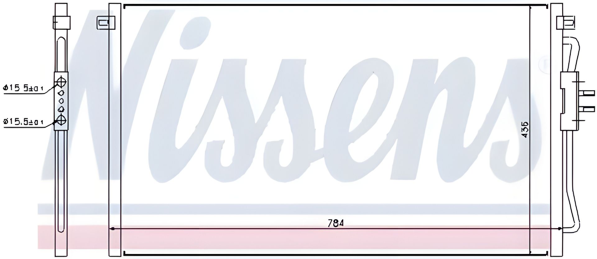 Конденсор кондиціонера радіатор CHRYSLER VOYAGER, NISSENS (94716) Конденсор кондиціонера радіатор CHRYSLER VOYAGER, NISSENS (94716)