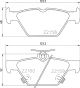 Комплект гальмівних колодок, дискове гальмо SUBARU IMPREZA, BREMBO (P78026) Комплект гальмівних колодок, дискове гальмо SUBARU IMPREZA, BREMBO (P78026)