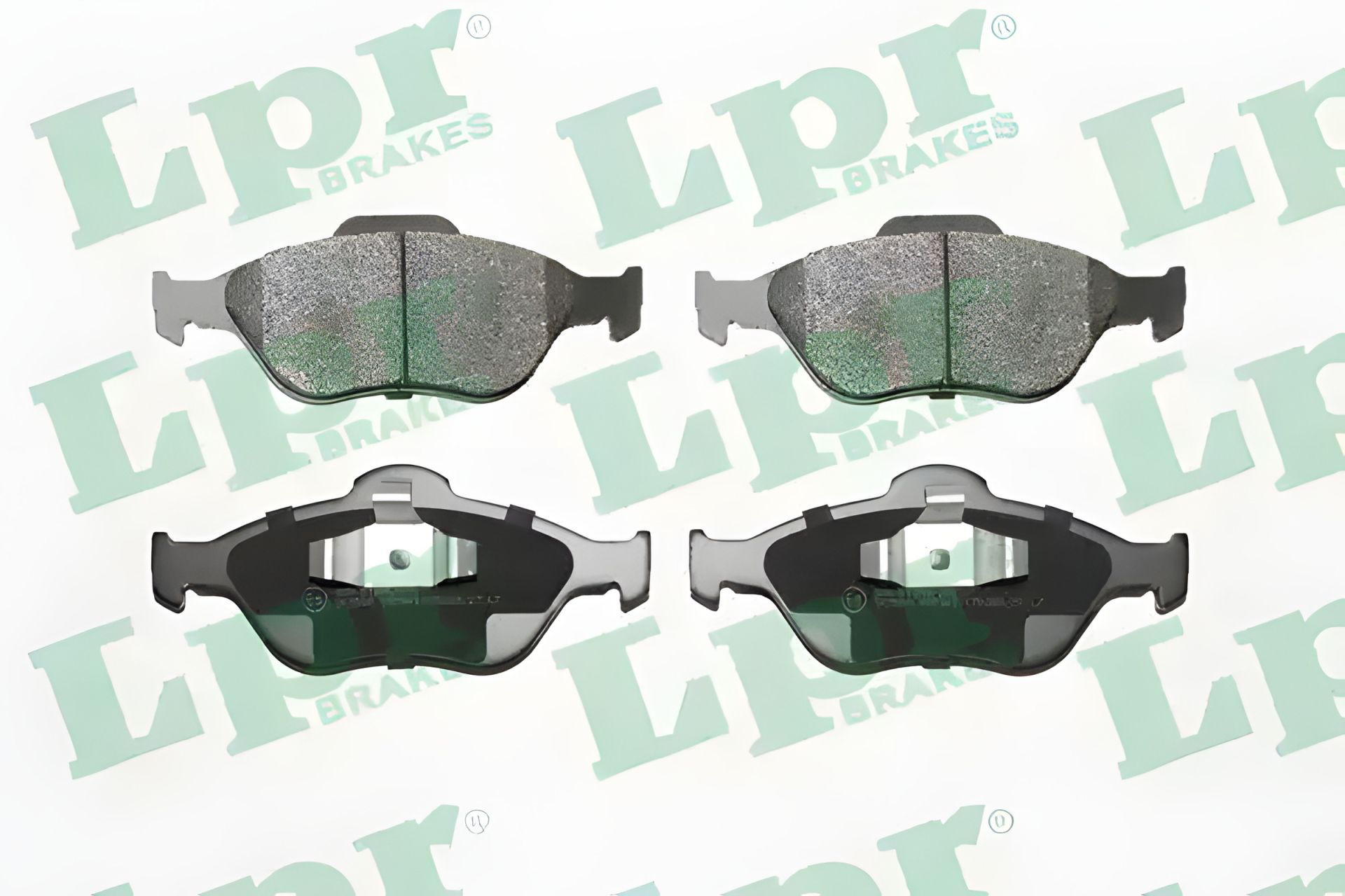 Комплект гальмівних колодок, дискове гальмо MAZDA 2, FORD FIESTA, LPR (05P949) Комплект гальмівних колодок, дискове гальмо MAZDA 2, FORD FIESTA, LPR (05P949)