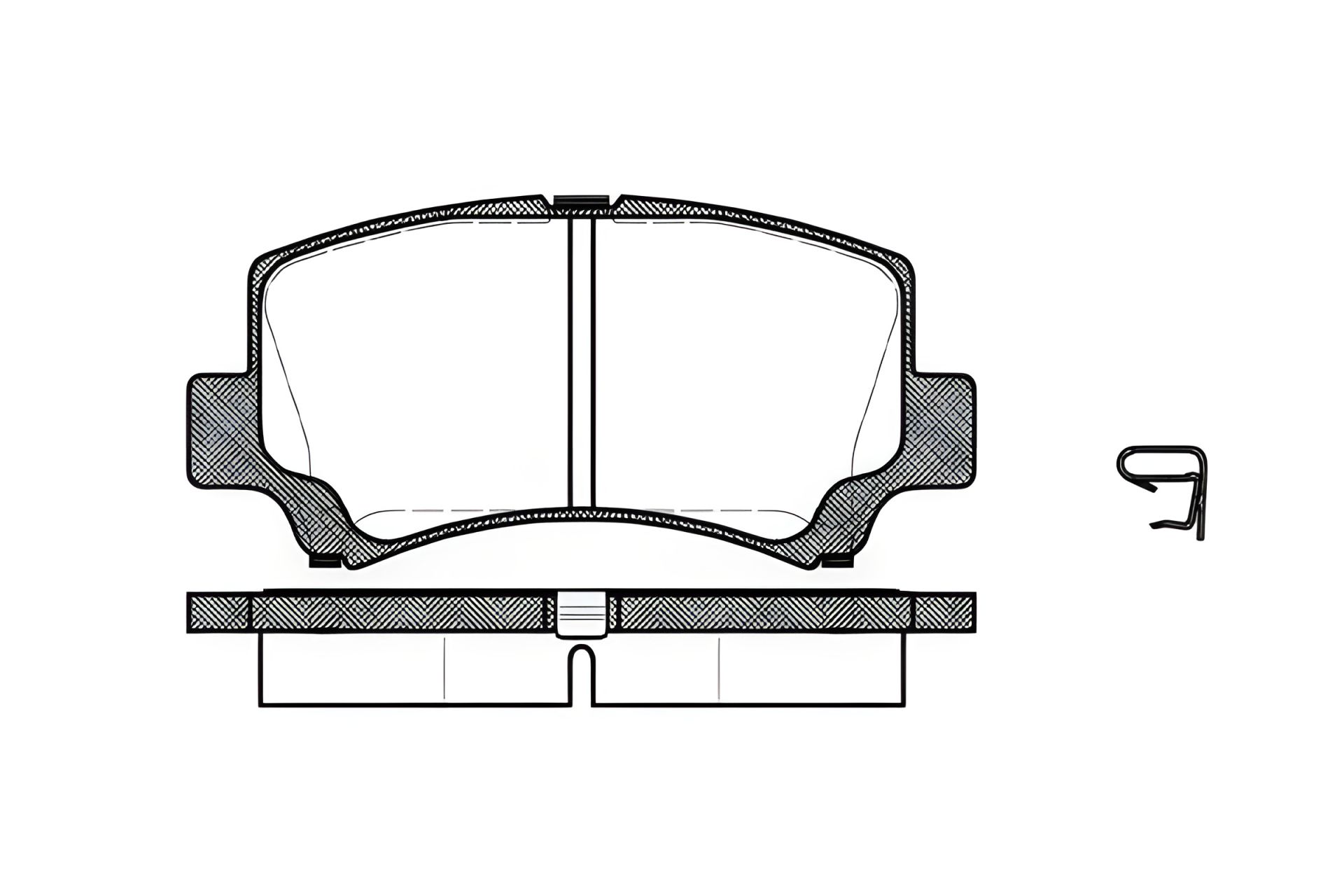 Комплект гальмівних колодок, дискове гальмо CHERY QQ6, SUZUKI WAGON, REMSA (071002) Комплект гальмівних колодок, дискове гальмо CHERY QQ6, SUZUKI WAGON, REMSA (071002)