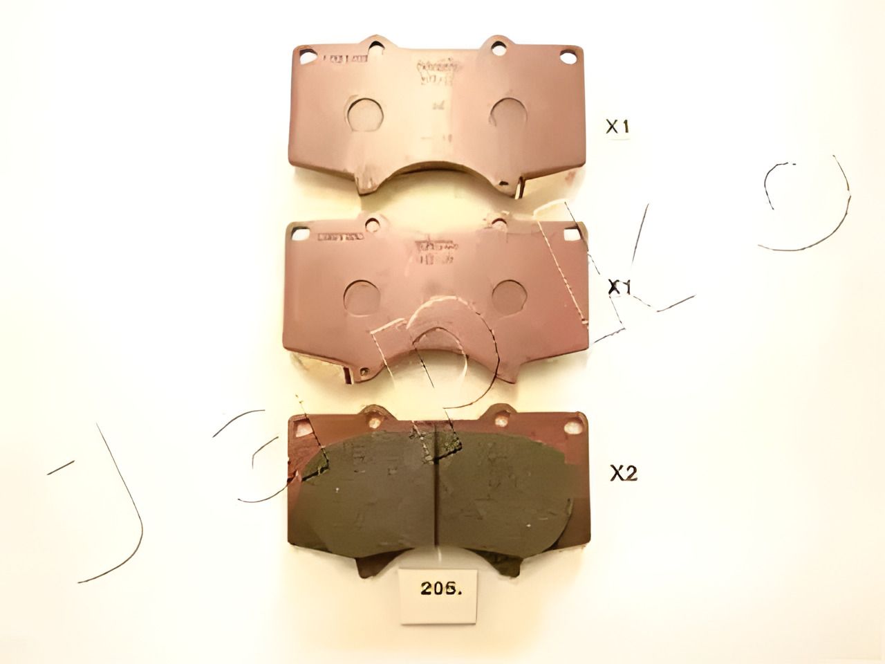 Тормозных колодок и дисков комплект MITSUBISHI PAJERO, TOYOTA LAND CRUISER, Japko (50205) Тормозных колодок и дисков комплект MITSUBISHI PAJERO, TOYOTA LAND CRUISER, Japko (50205)