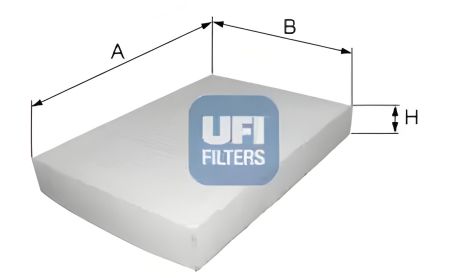 Фільтр салону FIAT FULLBACK, ISUZU D-MAX, UFI (5321800) Оригінал Фільтр салону FIAT FULLBACK, ISUZU D-MAX, UFI (5321800) Оригінал