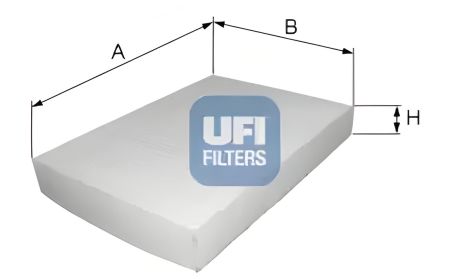 Салонный фильтр для CHEVROLET ZAFIRA, VAUXHALL ZAFIRA, UFI (5303000) Салонный фильтр для CHEVROLET ZAFIRA, VAUXHALL ZAFIRA, UFI (5303000)