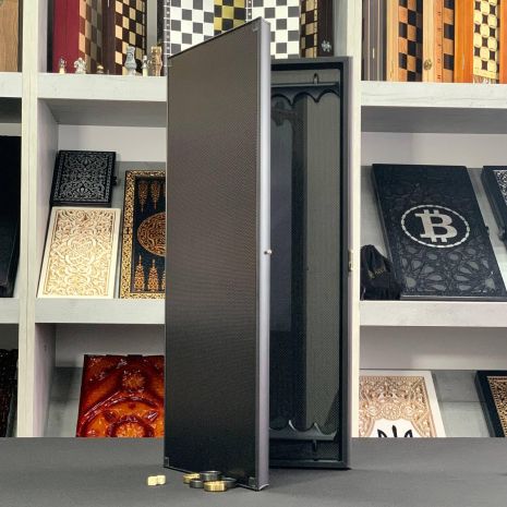 Нарди з карбону 61×26см в алюмінієвому корпусі VIP