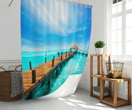 Штора для ванної The Dock Tropichome 180x200 cм