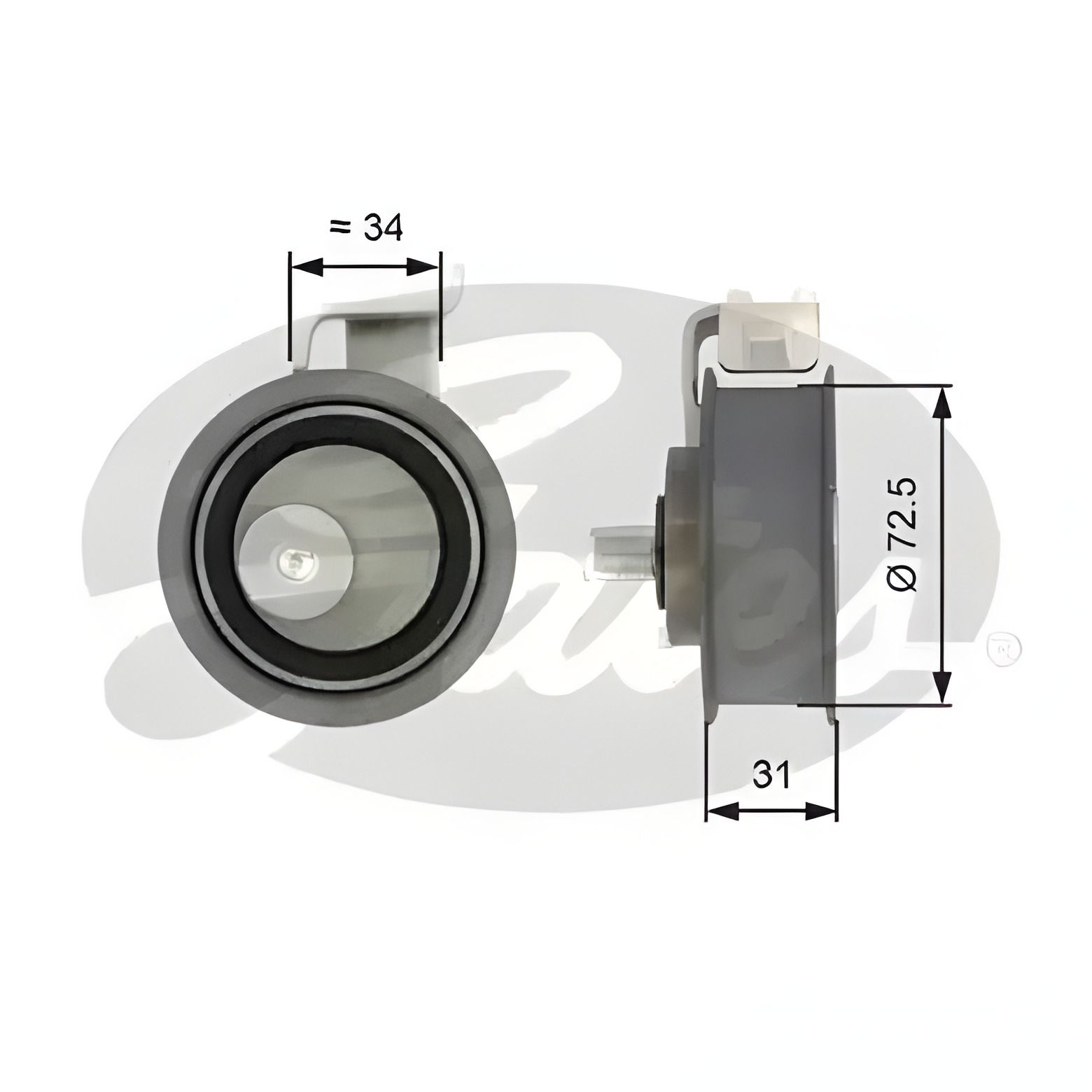 ΠΠ°ΡΡΠΆΠ½ΠΈΠΉ ΡΠΎΠ»ΠΈΠΊ ΡΠ΅ΠΌΠ΅Π½Ρ ΠΠ Π SKODA OCTAVIA, SEAT LEON, GATES (T43017), Π±Π΅Π·ΠΏΠ΅ΠΊΠ° ΠΏΠ΅ΡΠ΅Π΄Π°ΡΡ ΠΠ°ΡΡΠΆΠ½ΠΈΠΉ ΡΠΎΠ»ΠΈΠΊ ΡΠ΅ΠΌΠ΅Π½Ρ ΠΠ Π SKODA OCTAVIA, SEAT LEON, GATES (T43017), Π±Π΅Π·ΠΏΠ΅ΠΊΠ° ΠΏΠ΅ΡΠ΅Π΄Π°ΡΡ