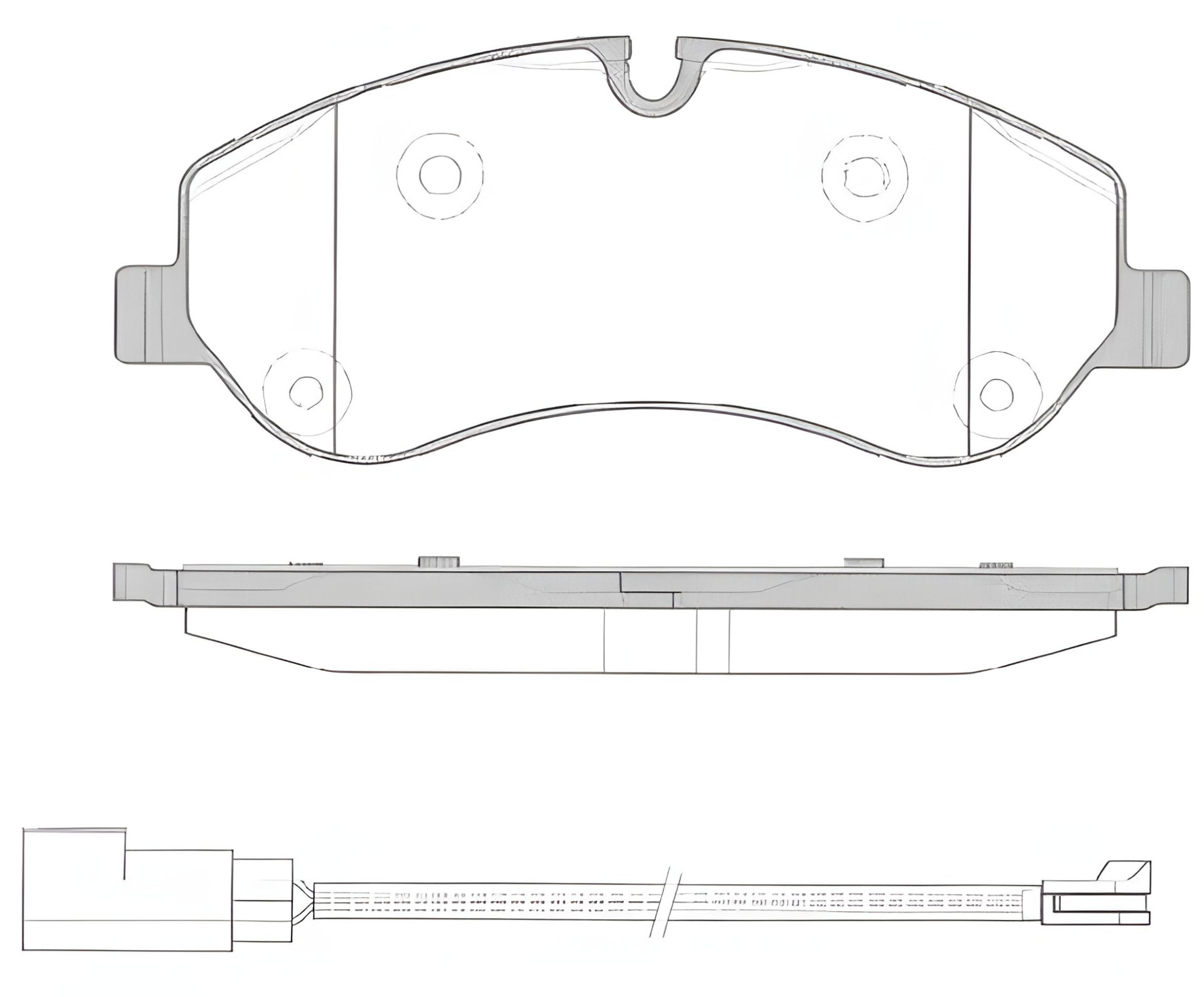 Комплект гальмівних колодок FORD TRANSIT, FORD TOURNEO, WOKING (P1420302) Комплект гальмівних колодок FORD TRANSIT, FORD TOURNEO, WOKING (P1420302)