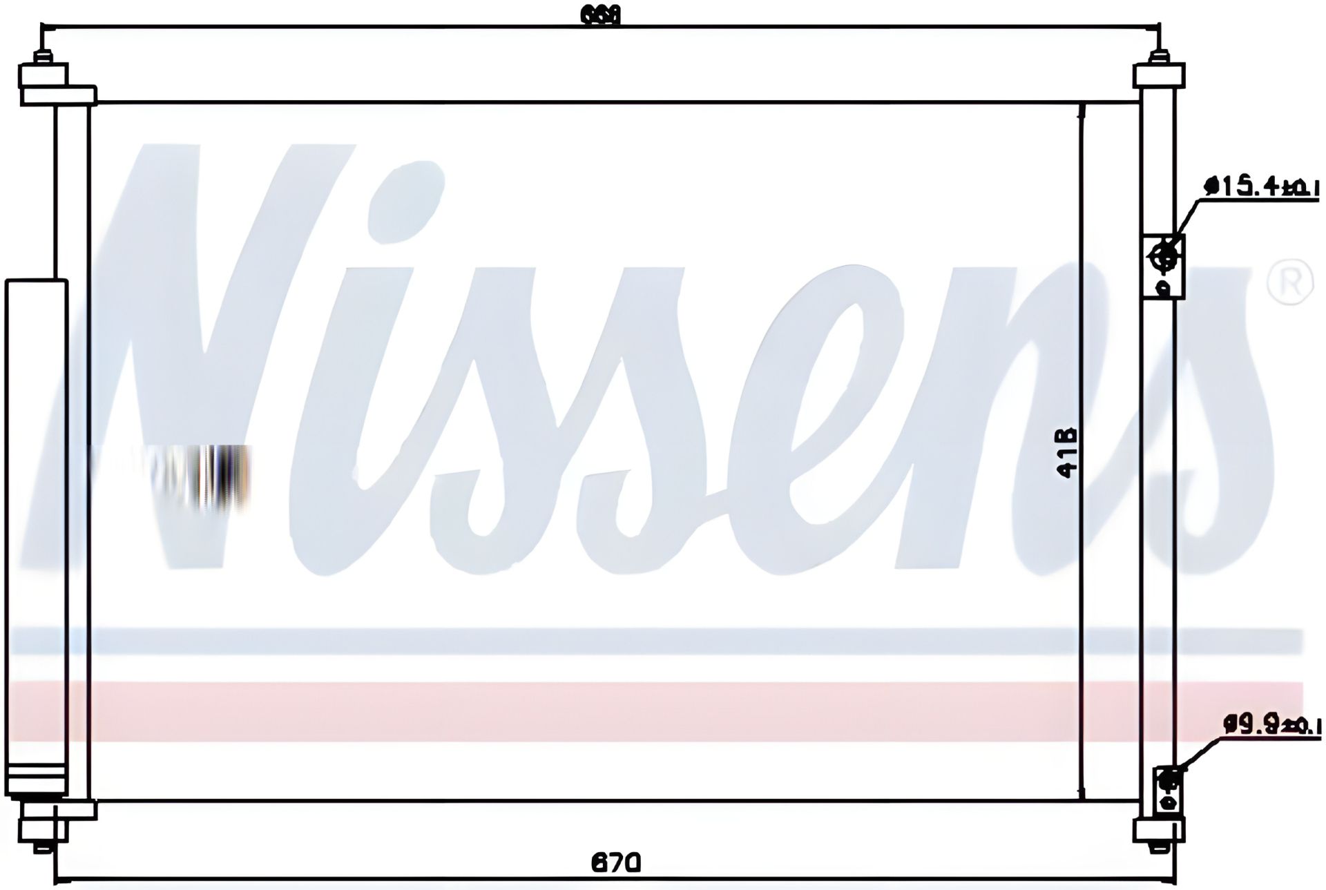 Конденсор кондиціонера радіатор Suzuki GRAND VITARA, NISSENS (940012) Конденсор кондиціонера радіатор Suzuki GRAND VITARA, NISSENS (940012)