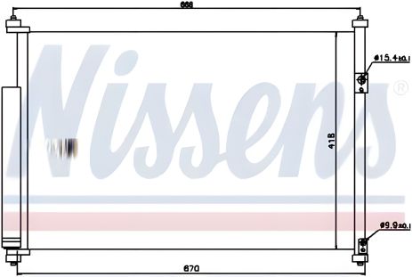 Конденсор кондиціонера радіатор Suzuki GRAND VITARA, NISSENS (940012) Конденсор кондиціонера радіатор Suzuki GRAND VITARA, NISSENS (940012)