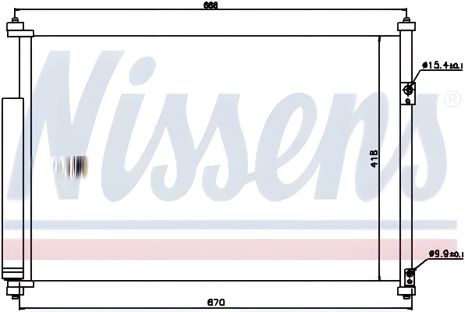 Конденсор кондиціонера радіатор Suzuki GRAND VITARA, NISSENS (940012) Конденсор кондиціонера радіатор Suzuki GRAND VITARA, NISSENS (940012)