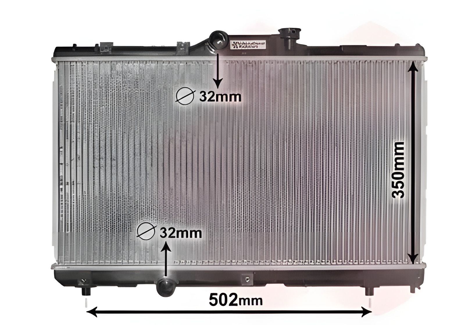 Радіатор охолодження двигуна для TOYOTA COROLLA, Van Wezel (53002147) Радіатор охолодження двигуна для TOYOTA COROLLA, Van Wezel (53002147)