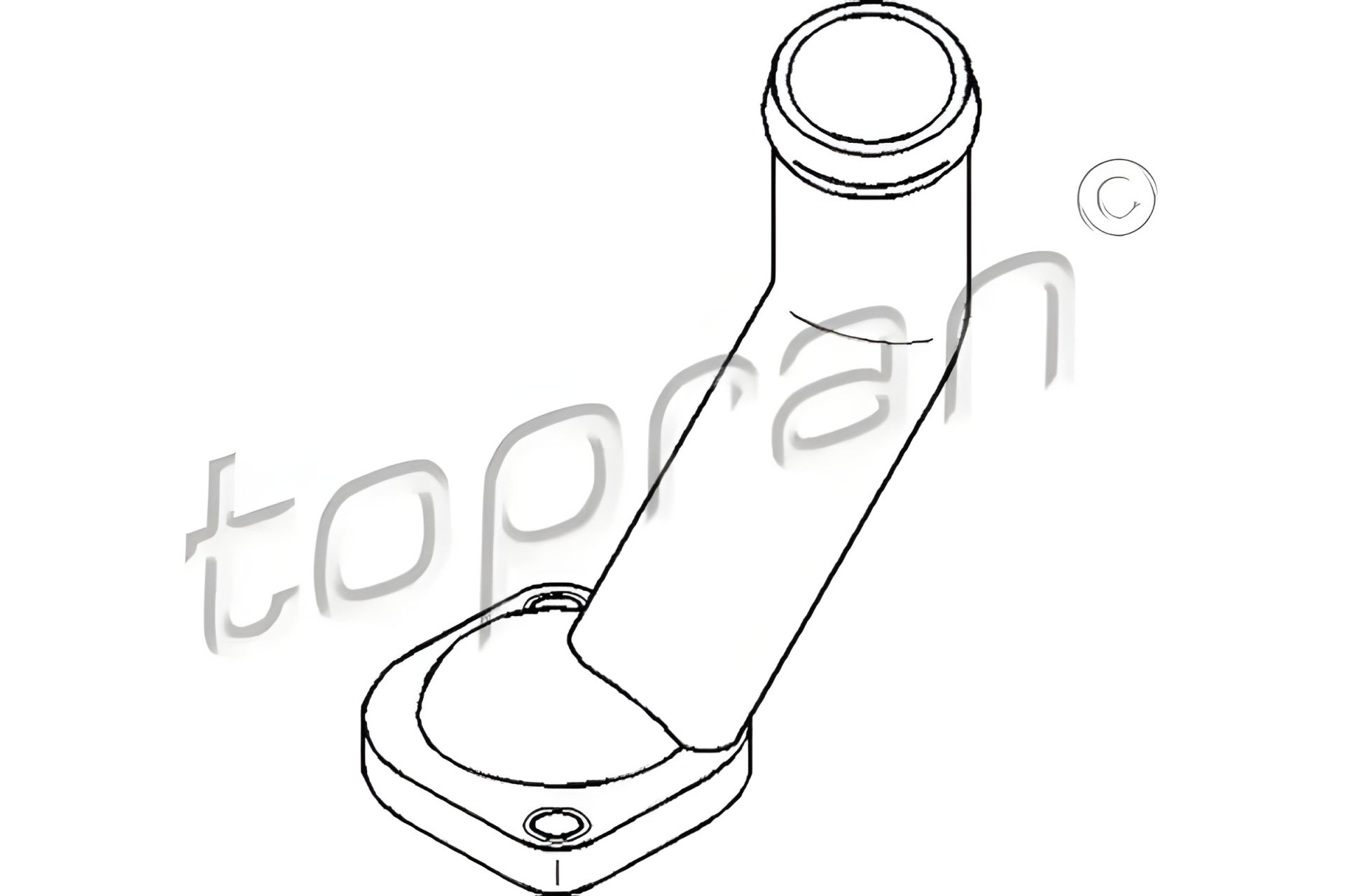 Флянец системы охлаждения SKODA OCTAVIA, AUDI A3, TOPRAN (108189) Флянец системы охлаждения SKODA OCTAVIA, AUDI A3, TOPRAN (108189)