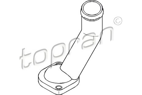 Флянець системи охолодження SKODA OCTAVIA, AUDI A3, TOPRAN (108189)