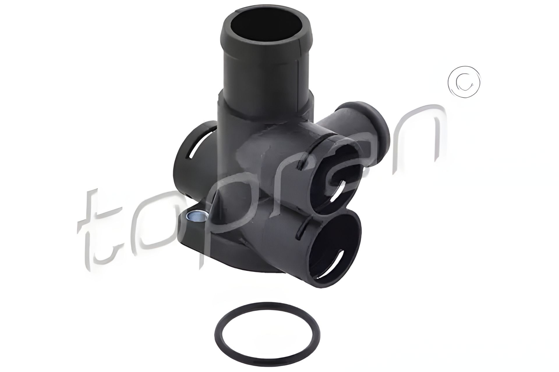 Фланець системи охолодження для VW Jetta/Seat Toledo, TOPRAN (100718) Фланець системи охолодження для VW Jetta/Seat Toledo, TOPRAN (100718)