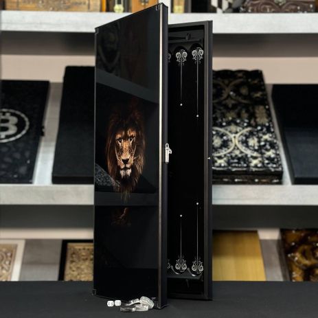 Нарди зі скла - короткі нарди та довгі нарди 61×27×5см Нарди зі скла - короткі нарди та довгі нарди 61×27×5см