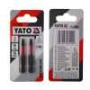 Насадка отверточная TORX T20 х 50 мм, хром-молибден, HEX 1/4”, Yato YT-77983 (2 шт.)