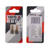 Отверточная насадка TORX T10 х 25 мм. HEX 1/4", покрытая титаном, 2 шт. Yato YT-77941