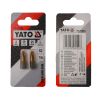 Викруткова насадка PZ2 х 25 мм. HEX 1/4", титан покриття, 2 шт. Yato YT-77934